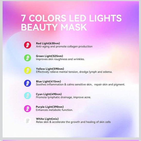DUEVIE LED Facial Mask - White - Picture 2 of 4